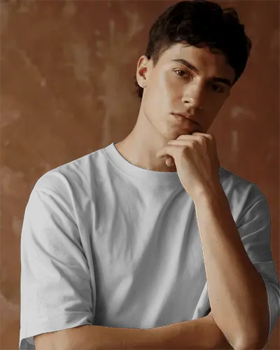 Trendy Relaxed Fit Tshirt Mockup For Mens Wardrobe Essential Soft Breathable Fabric For Comfort