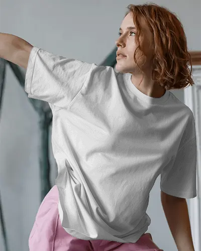 Soft Breathable Fabric Relaxed Tshirt Mockup For Everyday Comfortable Streetwear Look