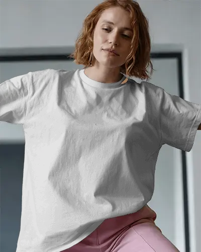 Classic Crewneck Tshirt Mockup With Soft Fabric Perfect For Layering And Summer Outfits