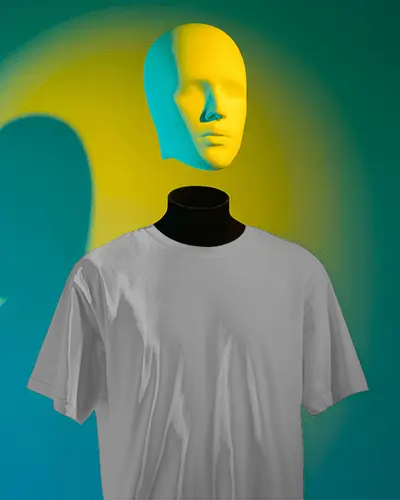 High Quality Cotton Tshirt Mockup For Custom Apparel Design And Brand Promotion Online