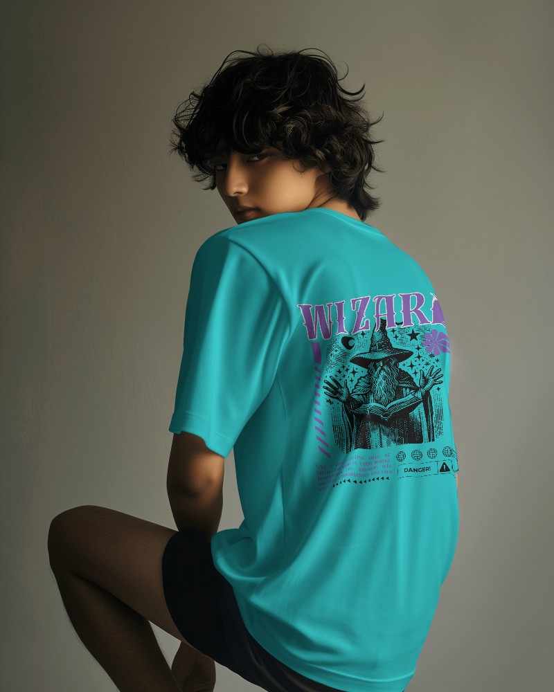 Asian Model Wearing Tshirt Mockup In Neutral Studio Background Scene4