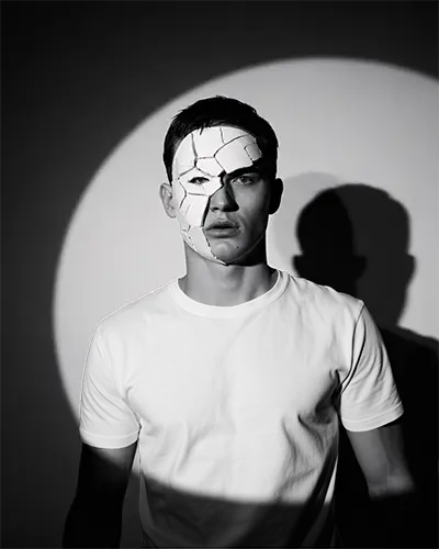 Plain Basic Solid Crew Neck Cotton Tshirt Mockup For Men Fashion Apparel Mockup