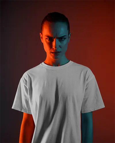 Urban Style Casual Tshirt Mockup For Unisex Fashion Brand Presentation