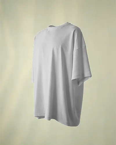 Tshirt Mockup Minimal Floating Display Against Soft Beige Gradient Bg