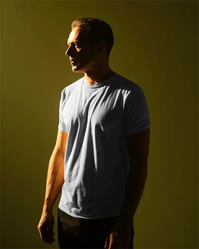 Premium Comfortable Mens Cotton Tshirt Mockup Regular Fit Casual Wear Fashion 2747