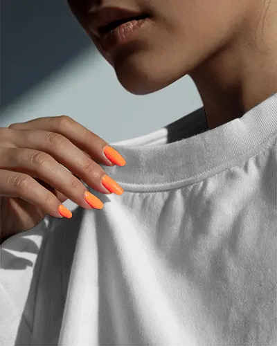 Premium Quality T Shirt Mockup Showcasing Classic Neckline And Natural Static Folds