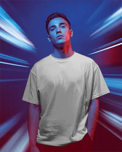 Stylish Urban Tshirt Mockup For Modern Casual Wear Fashion Branded Apparel Showcase