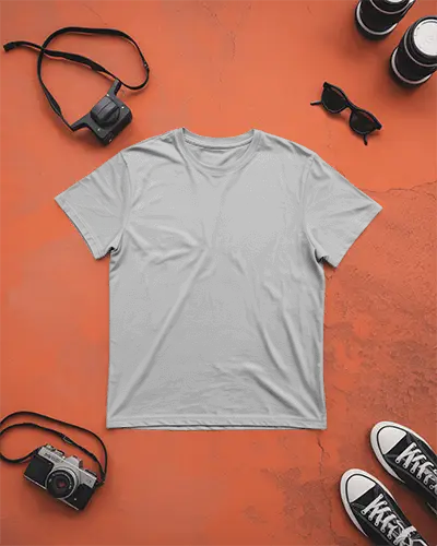 Unisex Classic Fit Tshirt Mockup Designed For Breathability And All Day Comfortwear