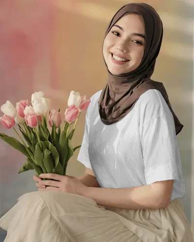 Stylish Simple Soft Fabric T Shirt Mockup Perfect For Layering Or Wear Alone Look