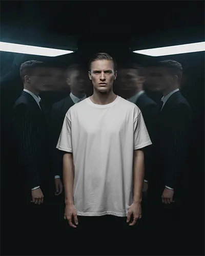 Casual Comfortable Basic Tshirt Mockup Ideal For Custom Graphic Design And Printing