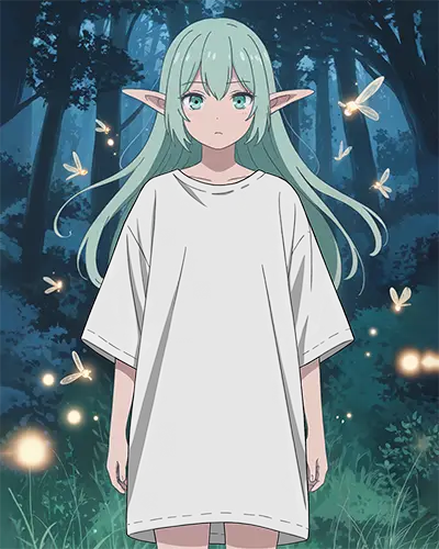 Loose Fit Short Sleeve Tshirt Mockup Ideal For Summer Wear Or Casual Street Style