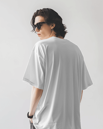 Tall Asian Man Wearing Tshirt Mockup In Studio Scene4