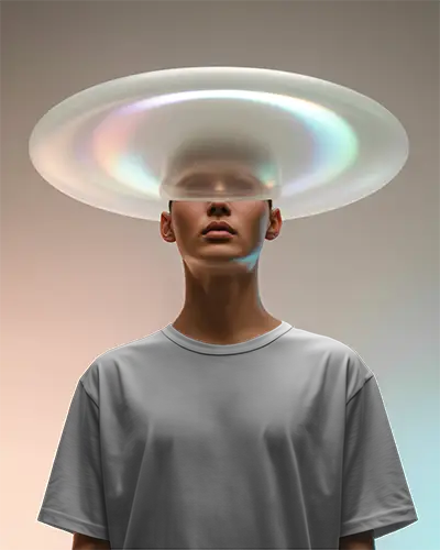 Black Minimalist Basic Crewneck Tshirt Mockup Modern Casual Wear Unisex Comfortable Style