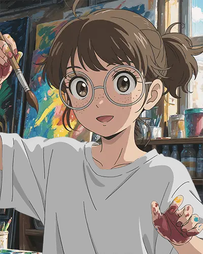 Breathable Casual Anime Tshirt Mockup For Art Lovers And Painters Inspiring Creative Expression