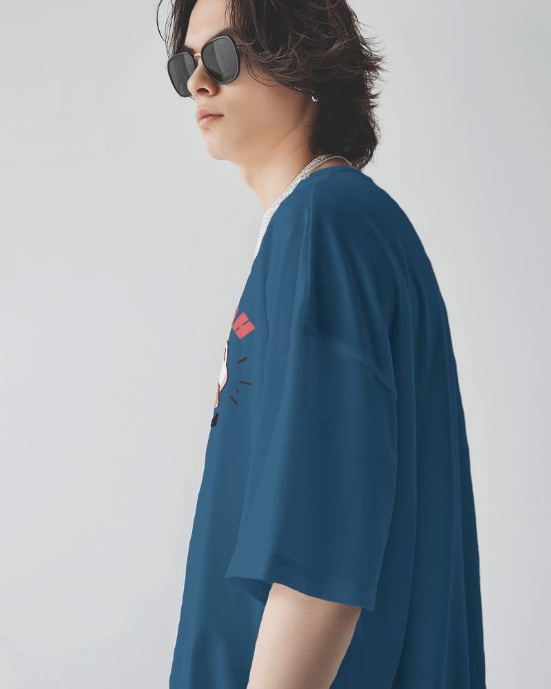 Tall Asian Man Wearing Tshirt Mockup In Studio Scene1