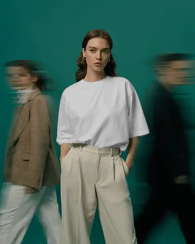 Unisex Relaxed Fit Tshirt Mockup For Modern Streetwear And Trendy Wardrobe Collections