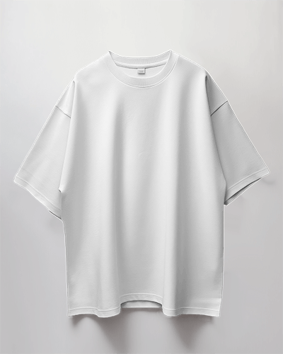 Flatlay Oversized Tshirt Mockup In Modern Style