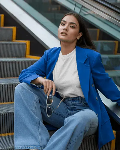 Stylish Relaxed Tshirt Mockup For Modern Fashion Lookbook And Casual Wear Promotion