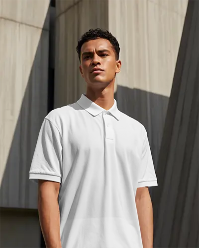 Casual Polo Shirt Mockup For Men Perfect For Print And Online Clothing Store Showcase