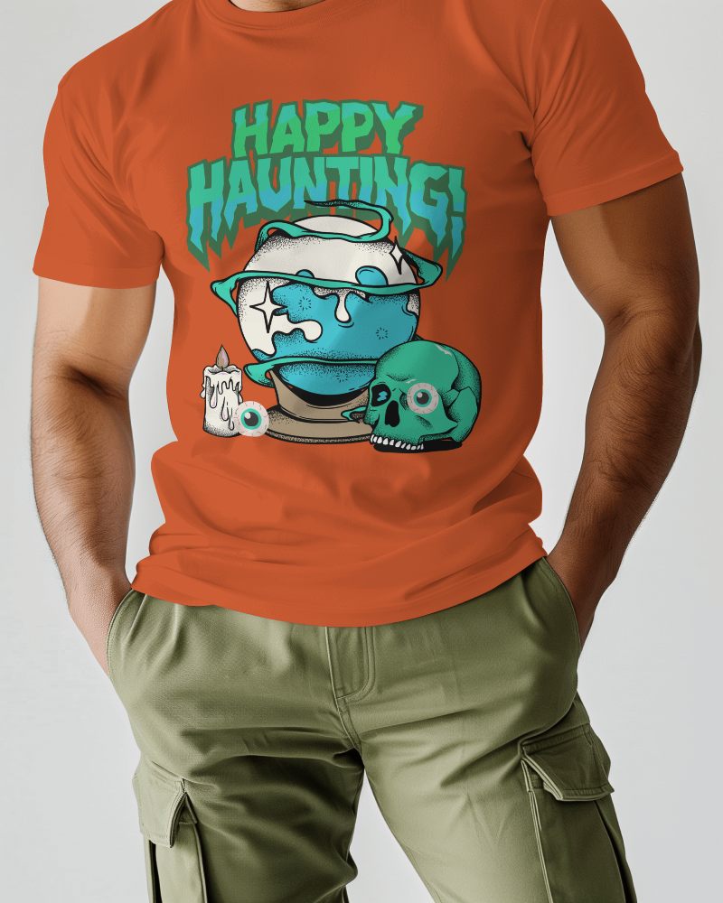 Indian Man Wearing Blinkstore Tshirt Mockup In A Studio