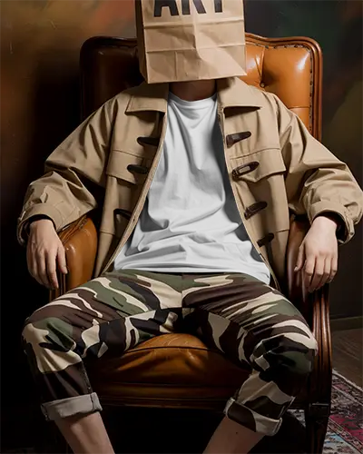 Casual Comfortable Tshirt Mockup For Men With Relaxed Fit And Stylish Modern Look