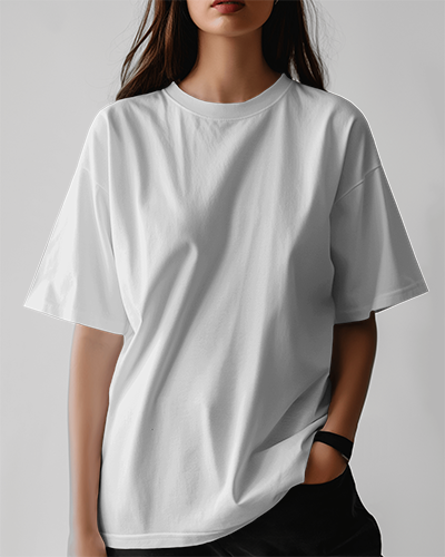 Full Length Tshirt Mockup In Neutral Studio