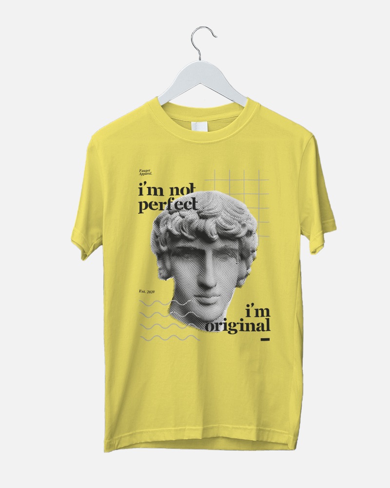 Unisex Tshirt Mockup On Hanger Without Background