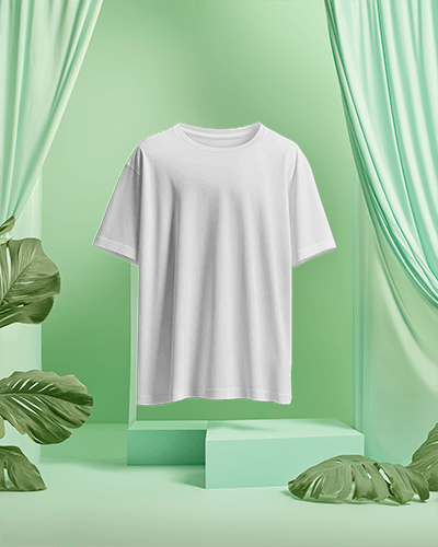 Tropical Themed Tshirt Display Mockup