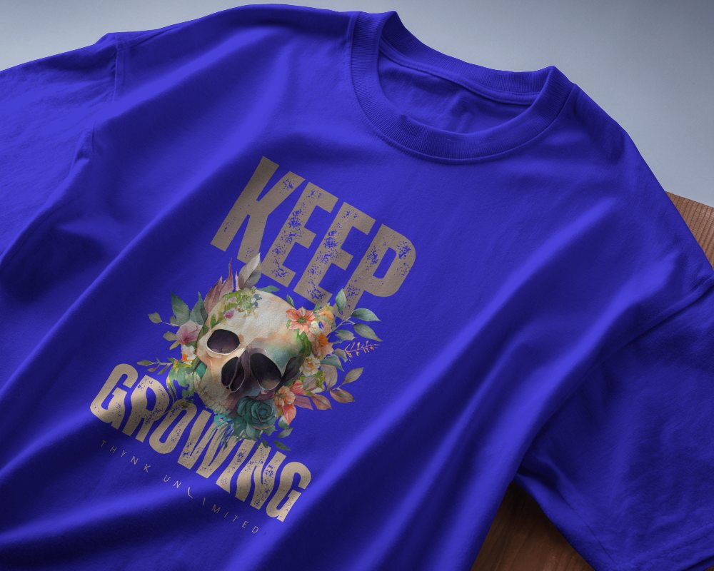 Folded White Tshirt Mockup On Wooden Surface