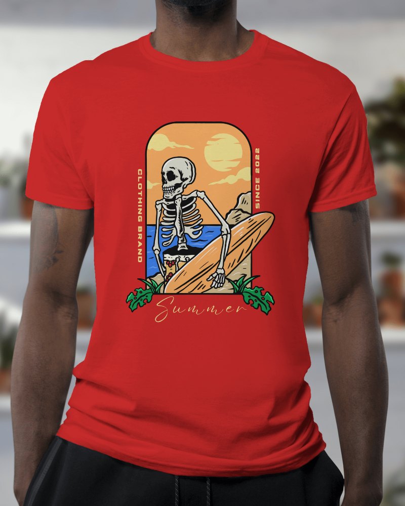 Closeup Of Tshirt Mockup African Man