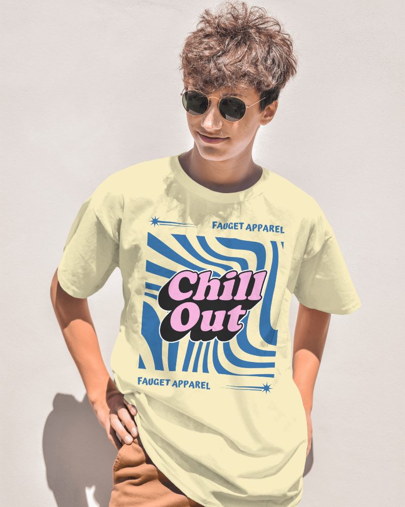 Man With Sunglasses Posing In Tshirt Mockup
