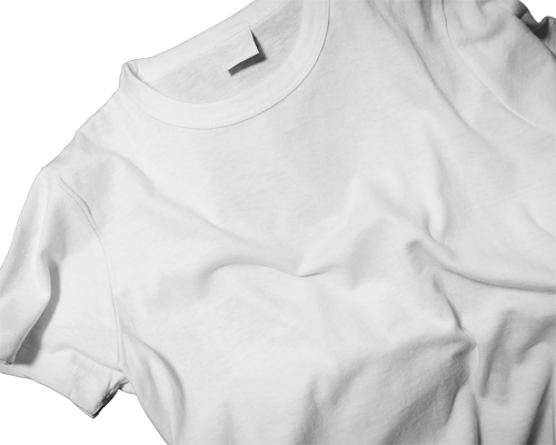 Flatlay Tshirt Mockup With Wrinkles