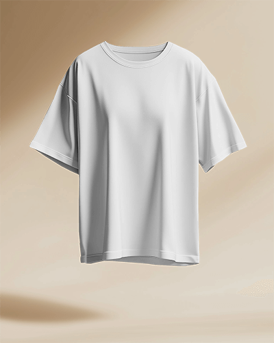 Minimalist Floating T Shirt Mockup With Soft Neutral Background Casual And Elegant Display
