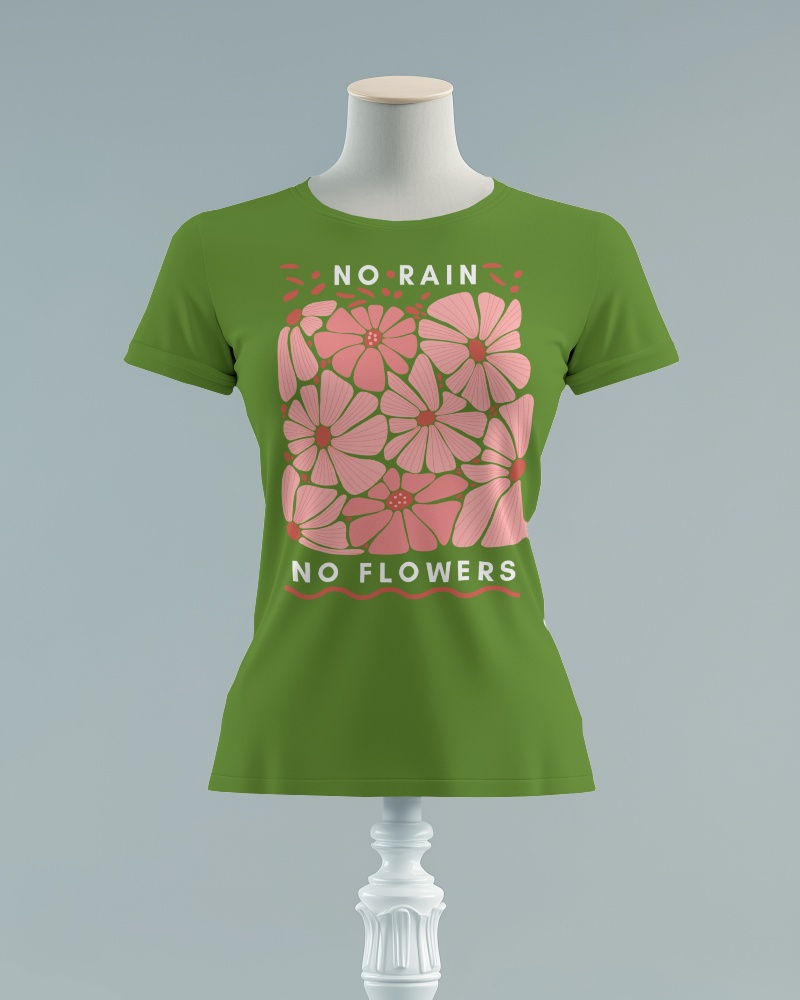 Classic Mannequin T Shirt Mockup Clean Design On Neutral Background