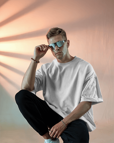 Soft Sunlit T Shirt Mockup Hanging Display With Subtle Shadows