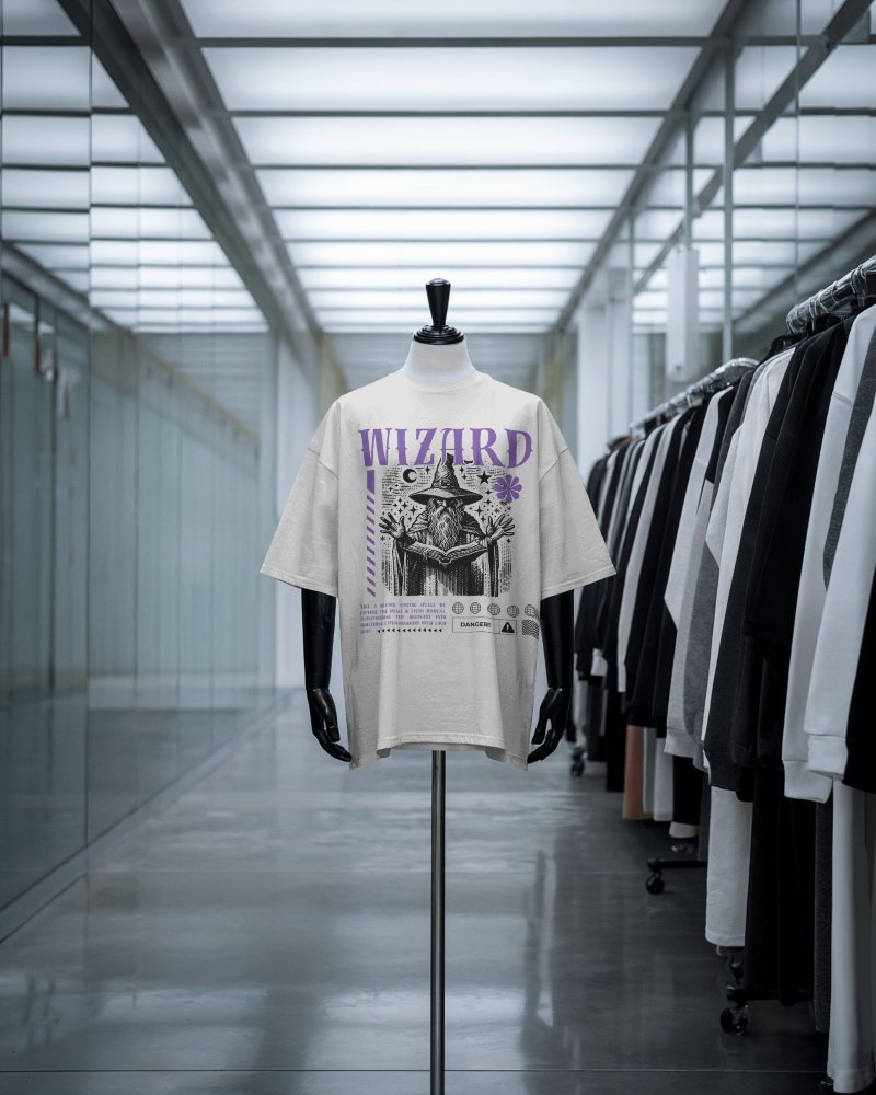 Retail Space T Shirt Mockup On Mannequin Bright Modern Setup
