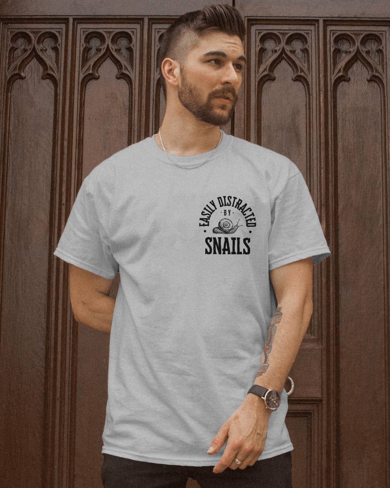 Model In Tshirt Mockup In Front Of Wooden Wall