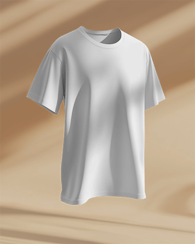 Premium Studio T Shirt Mockup Airborne Display With Natural Light And Subtle Shadows 0616
