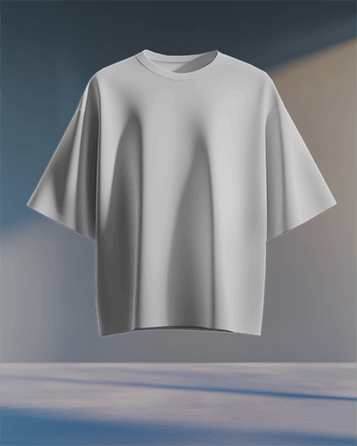 Floating Oversized T Shirt Mockup With Dramatic Lighting And Moody Background Premium And Modern Look 0624