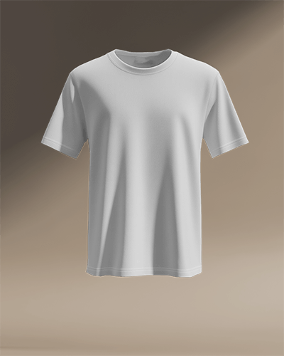 Floating T Shirt Mockup Soft Light Brown Gradient Minimal Elegance 0642