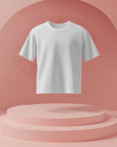 Minimalist T Shirt Mockup Hovering Over Stylish Pedestal Sophisticated And Modern Display 0661