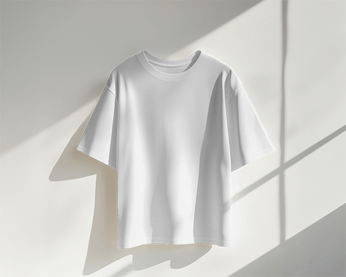 Hanging T Shirt Mockup Clean White Background Soft Natural Lighting Minimalist And Elegant 0697