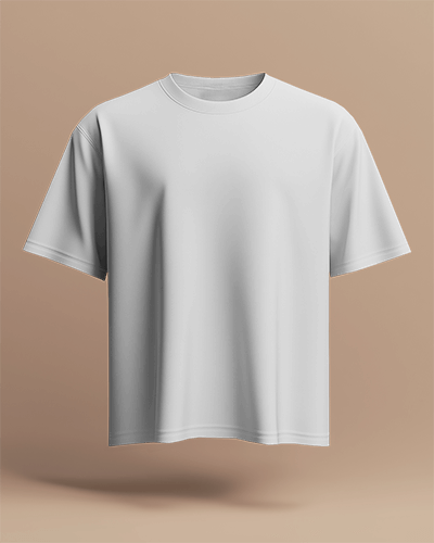 Floating T Shirt Mockup Minimalist Soft Shadow Effect Neutral Beige Background Premium Elegant Presentation 0701