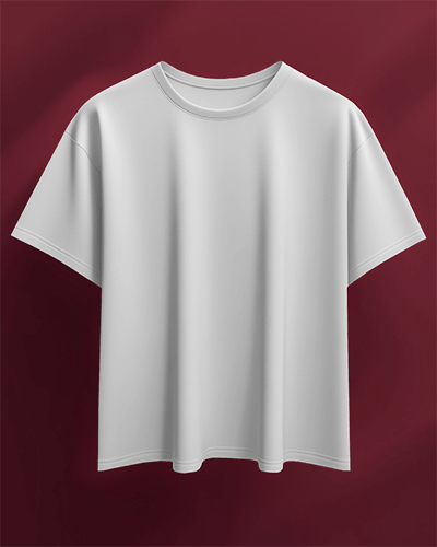 Minimalist Hanging T Shirt Mockup White Tee Against Deep Red Background Clean And Elegant Presentation 0805