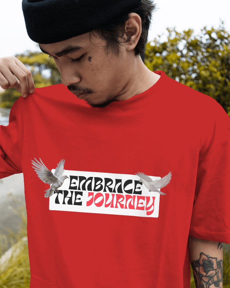 Asian Man Tshirt Mockup Pinching Tshirt With One Hand