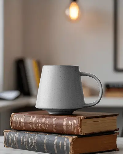 Premium Quality Porcelain Mug Mockup Suitable For Promotional Gift And Logo Print