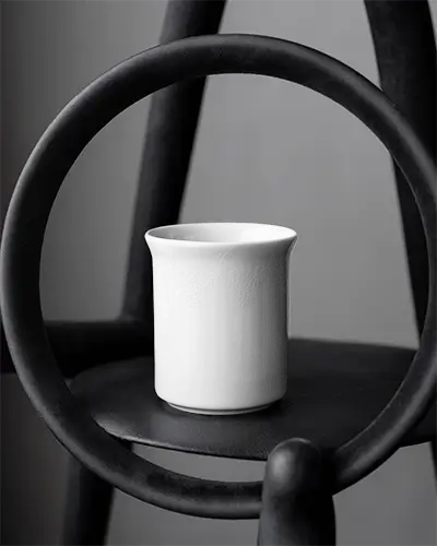 Unique Ceramic Mug Mockup With Round Handle Stylish Minimalist Mug Design Display