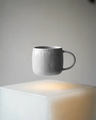 Unique Textured Handmade Mug Mockup For Showcasing Coffee Shop Or Personalized Gift Products