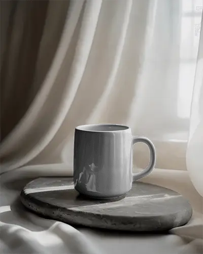 ceramic-mug-mockup-on-stone-plate-with-soft-fabric-background-for-coffee-design