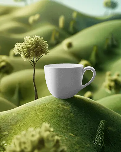 Minimalist Black Mug Mockup Design For Coffee Tea Enjoyment At Home Or Office